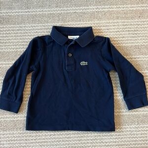 EUC Navy Lacoste polo